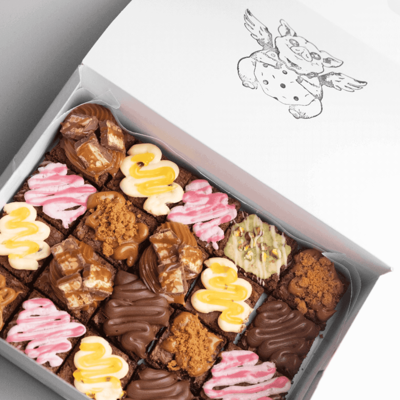 Brownie box mediana